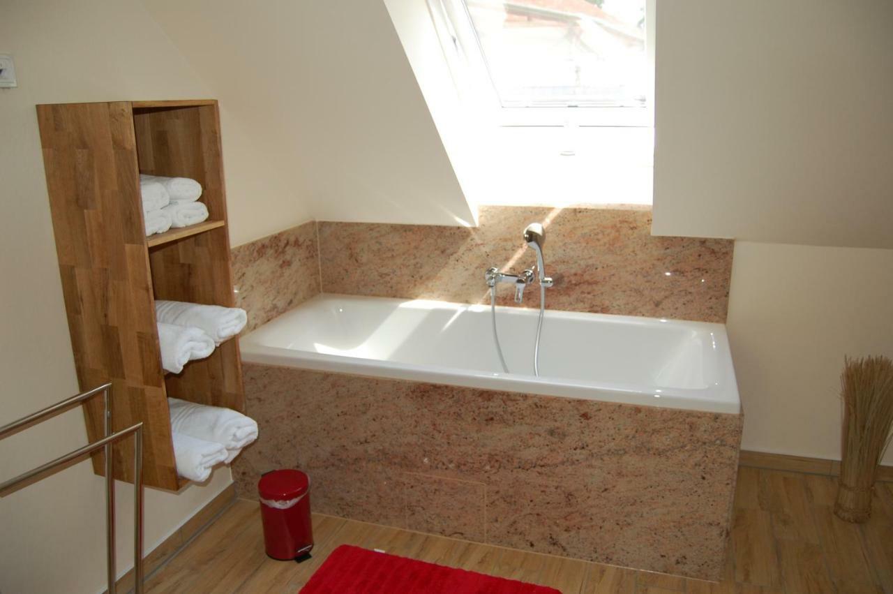 Ferienwohnung Am Muehlstein Lübben Exteriör bild